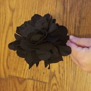 Black Flower Headband